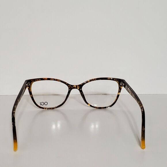 Womens OGI Amber Opal Designer Cat Eyeglasses Frames 52-17-140 Made In Italy - Picture 4 of 6